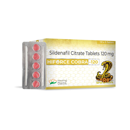 Hiforce Cobra Sildenafil Citrate120 Mg Tablet | penipills